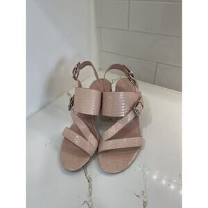 Ralph Lauren Pink sandals, Block Heel, Size 6.5